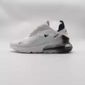 achat nike air max 270 femmes hommes prix bas blanc back noir